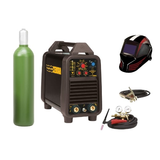 Profi WIG-DC-Schweißinverter 'PFC' CEBORA WIN TIG 'DC' 180 M Plug & Play-SET