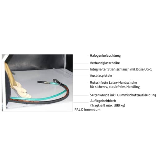 Druck-Sandstrahlkabine – Bild 6
