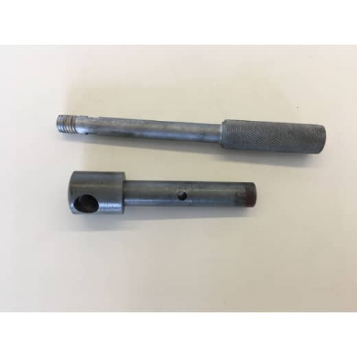 Handgriff mit Klemmwelle Nr. 3+4