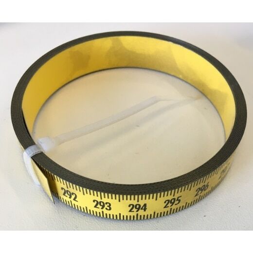 Maßband für Rollbahn