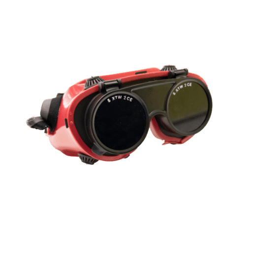 Schweißbrille aufklappbar