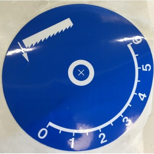 Zeiger zu Hydraulikzylinder