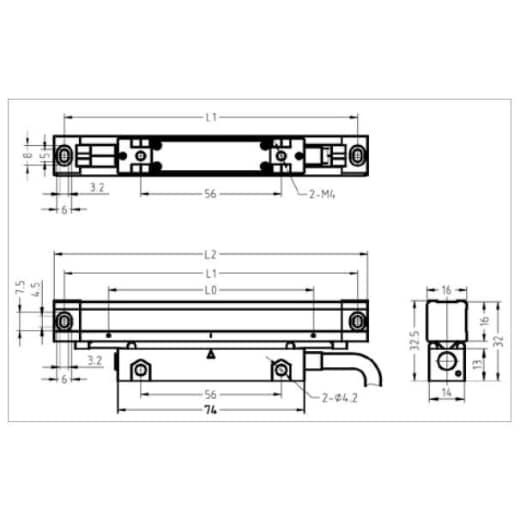 Glasmessstab Mod. KA 200/130 – Bild 2