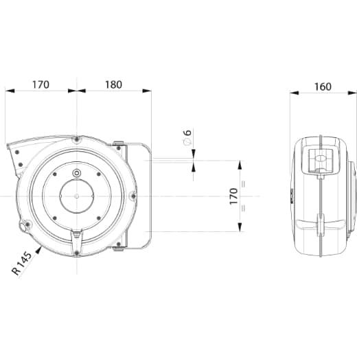 Autom. Kabelaufroller ZECA 'DATAFLUX' – Bild 2