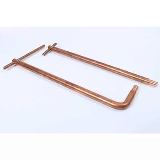 CU-Elektrodenarme inkl. Ø 12mm Elektroden, L=500mm