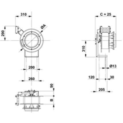 Feste Befestigungsvorrichtung 1703 – Bild 2
