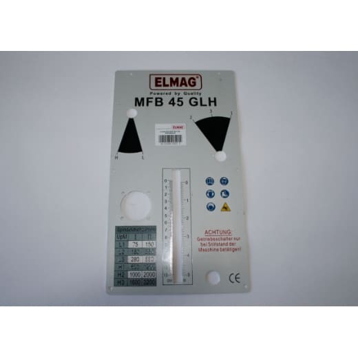 Frontschild DEUTSCH für Getriebekopf