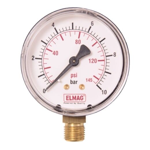 Druckmanometer 0-10 bar