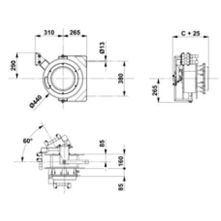 Befestigungsvorrichtung 1701 (nur für Modell 1753 RNF passend) – Bild 2