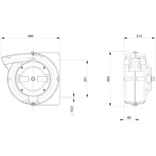 Autom. Kabelaufroller ZECA 'DATAFLUX' 670505C – Bild 2