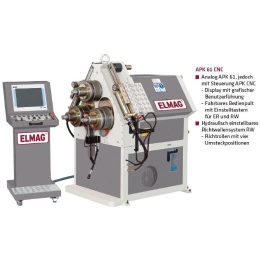 Hydraulische Ringbiegemaschine APK 61 – Bild 2