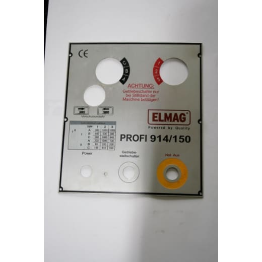 Metall-Frontschild 'DEUTSCH'