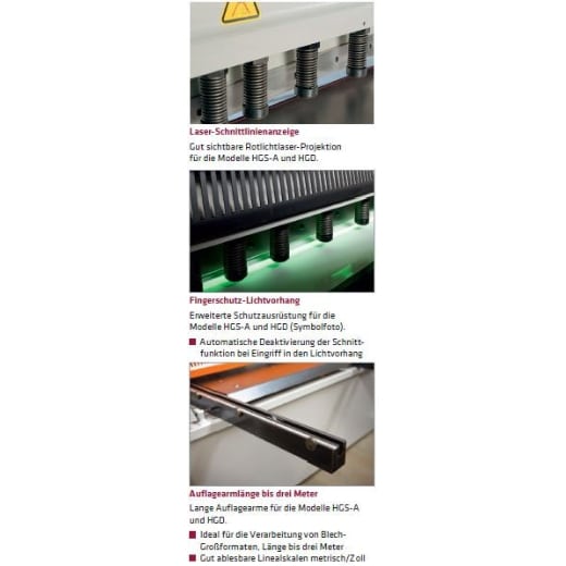 Hydraulische Tafelblechschere HGD 3100x13mm – Bild 6