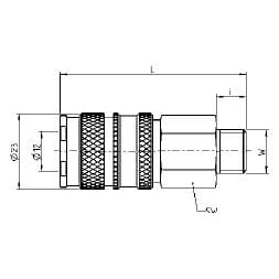 Stahlkupplung HIGH FLOW – Bild 2