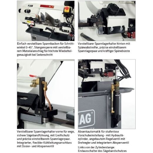 Metall-Bandsägemaschine Modell HY 230 VARIO – Bild 3