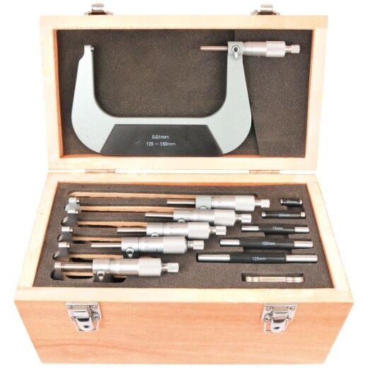 Präzisionsbügelmessschrauben-Set