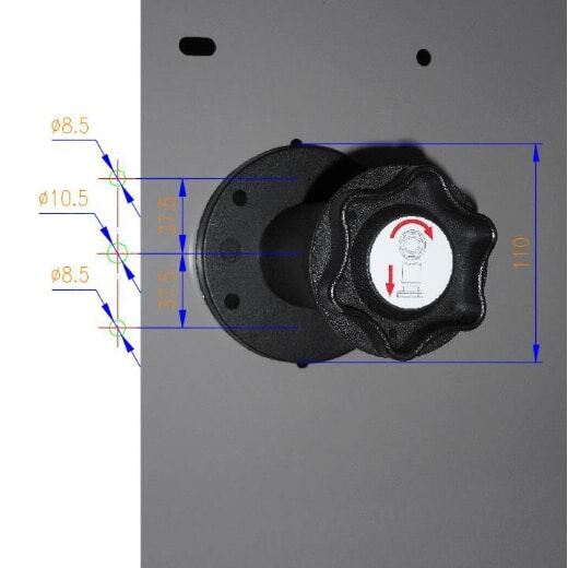 Spulendorn kompl. ohne Zwischenadapter Linksgewinde – Bild 2