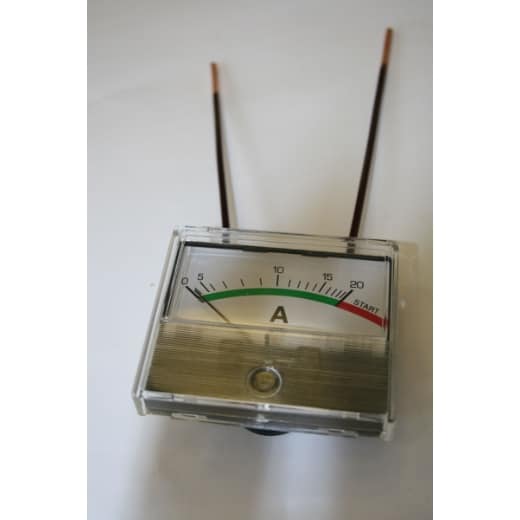 Amperemeter 0-20 A. 70x60mm für