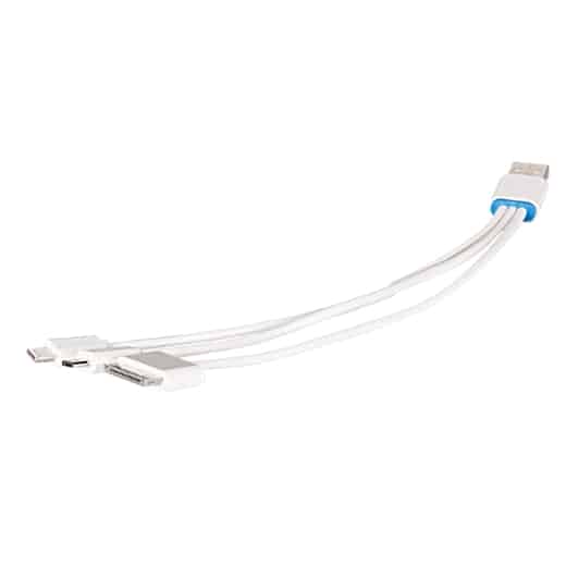 Kabeladapter USB 5V-2.0A mit 3 verschiedenen Steckern