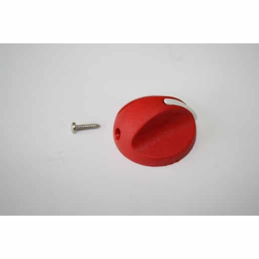 Drehknopf d. 32 rot