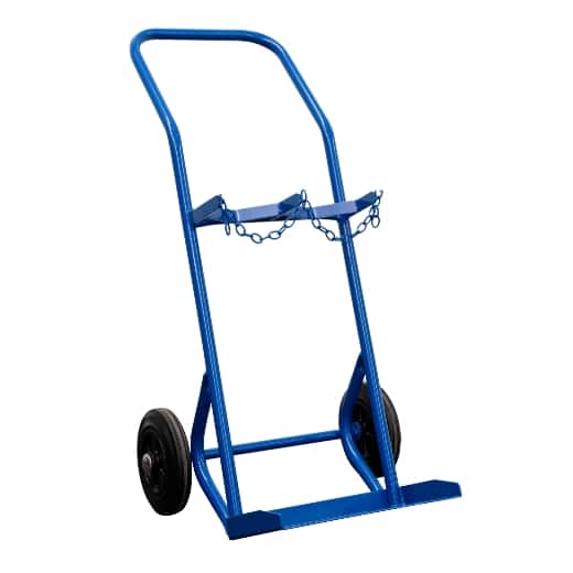 Stahlflaschenwagen für 2 x 10 l Flaschen