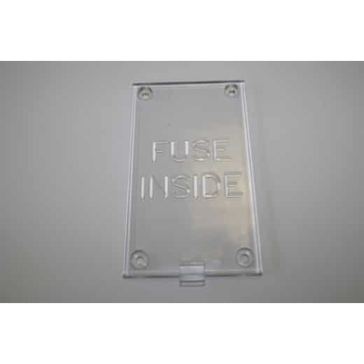 PVC Plexiglas Abdeckung zu Sicherung