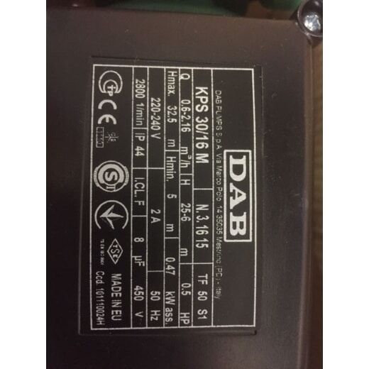 Kühlmittelpumpe DAB KPS 30/16 M – Bild 3