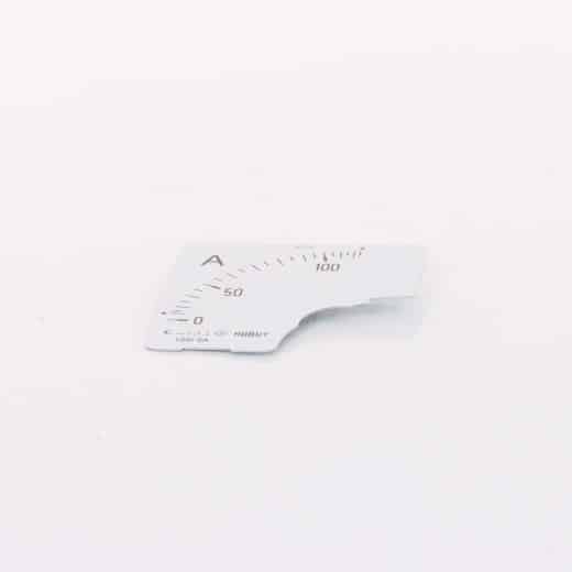 Skala 0-125A zu Amperemeter 72x72mm