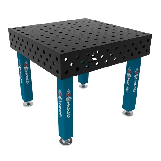 Edelstahl Schweißtisch PLUS 1000x1000 mm 28-100x100