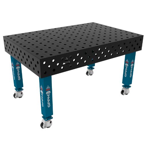 Schweißtisch ECO auf Rädern 1500x1000 mm 28-100x100