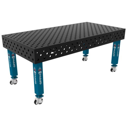 Schweißtisch ECO auf Rädern 2000x1000 mm 28-diag