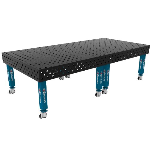 Schweißtisch PRO auf Rädern 3000x1480 mm 28-100x100