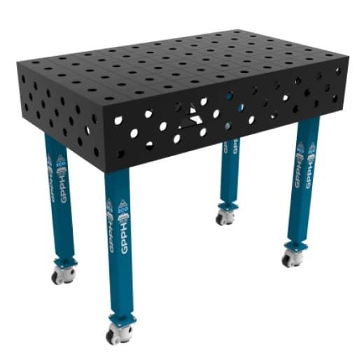 Schweißtisch ECO auf Rädern 1000x600 mm 28-100x100