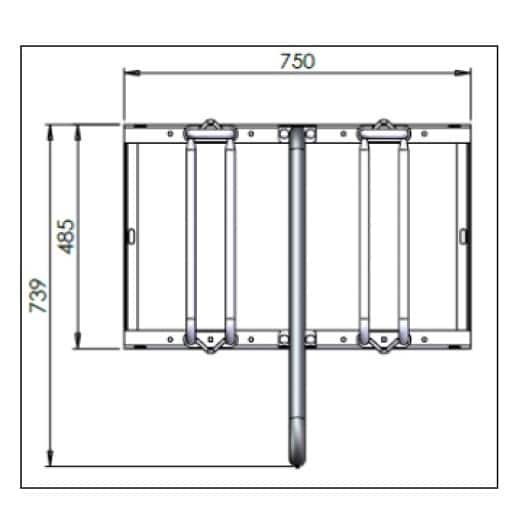 B2Minck einseitig 375mm