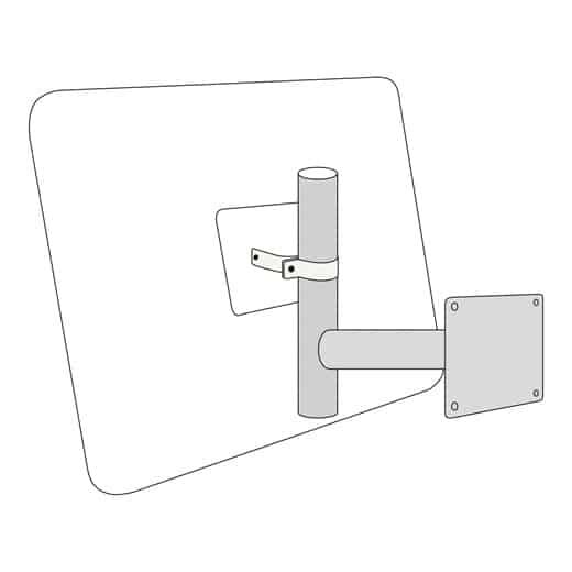 Wandarm für Verkehrsspiegel