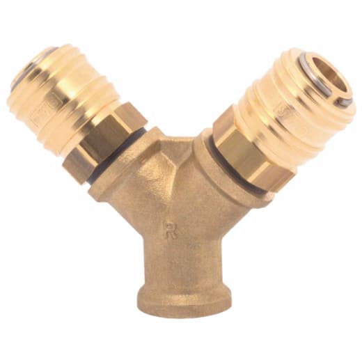 2-fach-Verteiler (ohne Kupplungen)
