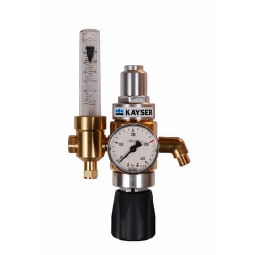 Druckregler mit Flowmeter und