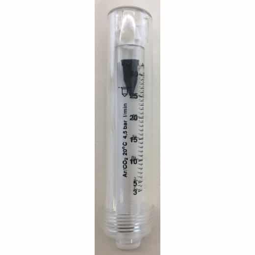 Mengenmesser-Flowmeter-Schauglas