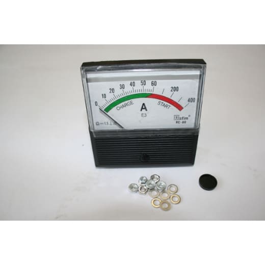 Amperemeter 0-400 A.