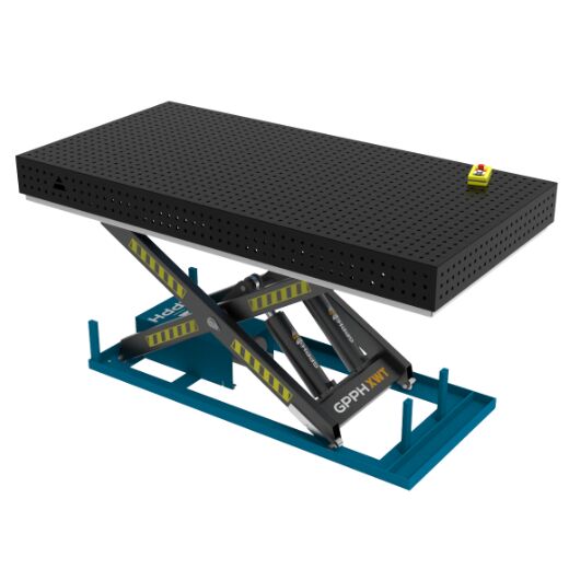 Schweiß Hubtisch PRO 2400x1200 mm 16-50x50