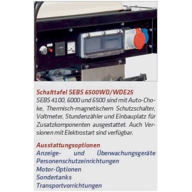 Stromerzeuger SEBS 6000W/25-AVR von ELMAG – Bild 2