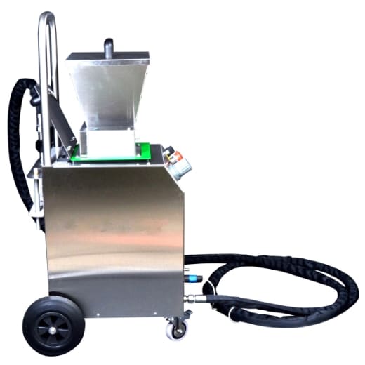 Trockeneis Strahlanlage Detail