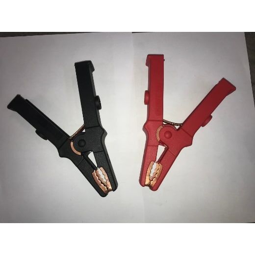 Polklemmen-Set je 1x rot + schwarz