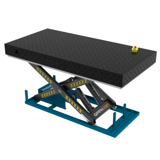 Schweiß Hubtisch PRO 2400x1200 mm 16-100x100