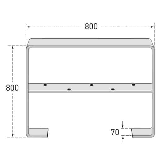 CITY-Anlehnbügel GILA