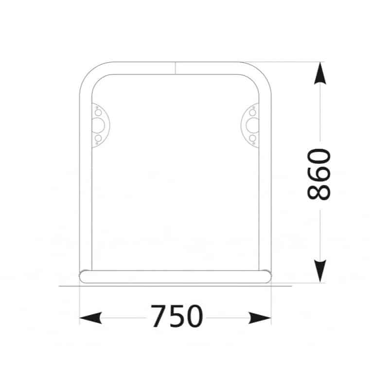 Fahrradständer Anlehnparksystem Galaxy von WSM – Bild 2