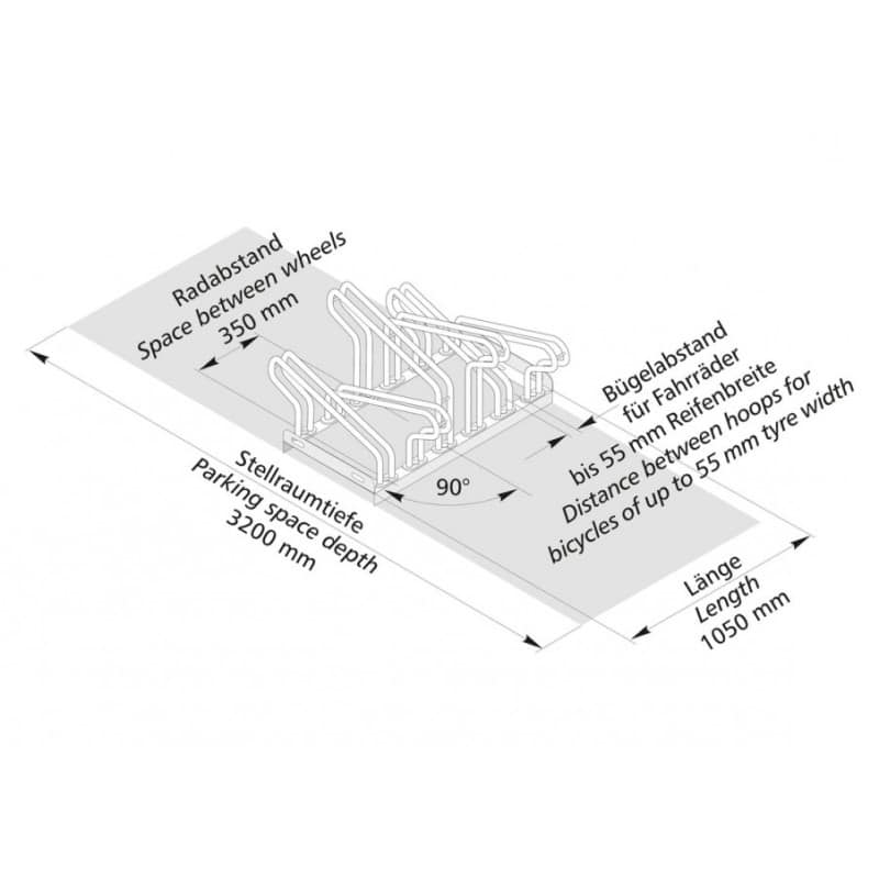 Fahrradständer Bügelparker 2000 von WSM – Bild 9