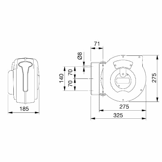 Automatischer Schlauchaufroller ROLL AIR JUNIOR 9 – Bild 2