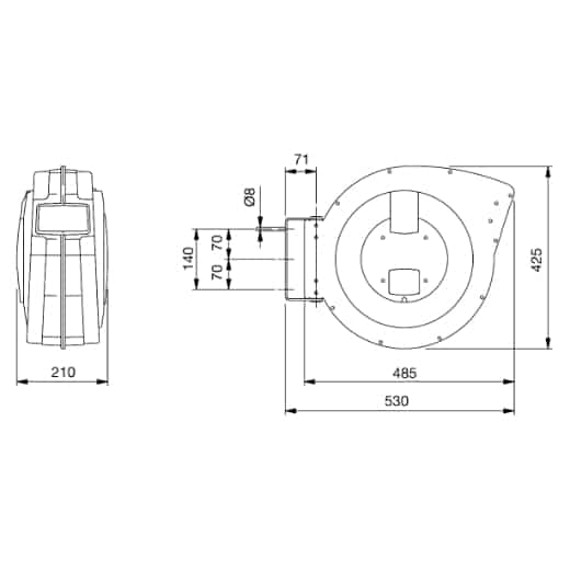 Automatischer Kabelaufroller ROLL ELECTRIC MEGA 400/30 – Bild 3