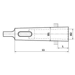 Reduzierhülse MK 4 / MK 2 – Bild 2